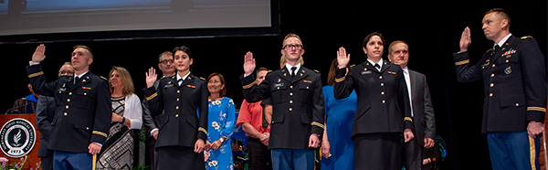 NEOMED students entering military service upon graduation