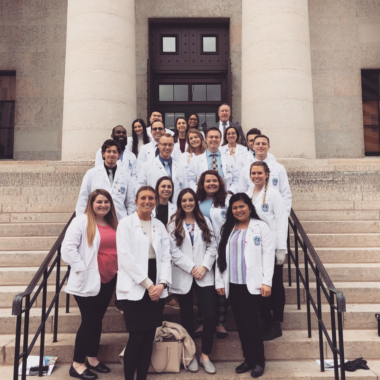 Pharmacy students at Legislative Day