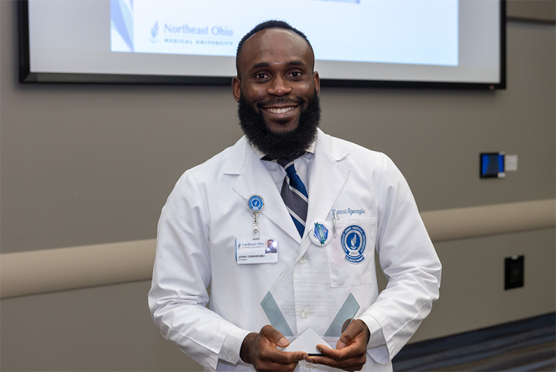 Ikenna Ogwuegbu, College of Pharmacy student at NEOMED