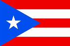 The flag of Puerto Rico.