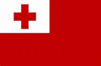 The flag of Tonga.