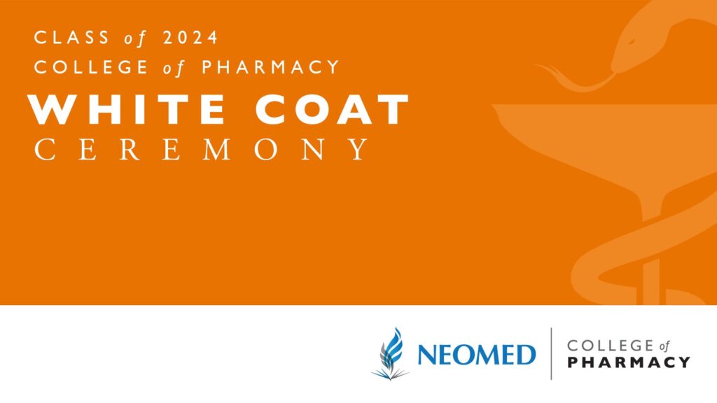 image of the college of pharmacy class of 2024 white coat ceremony logo